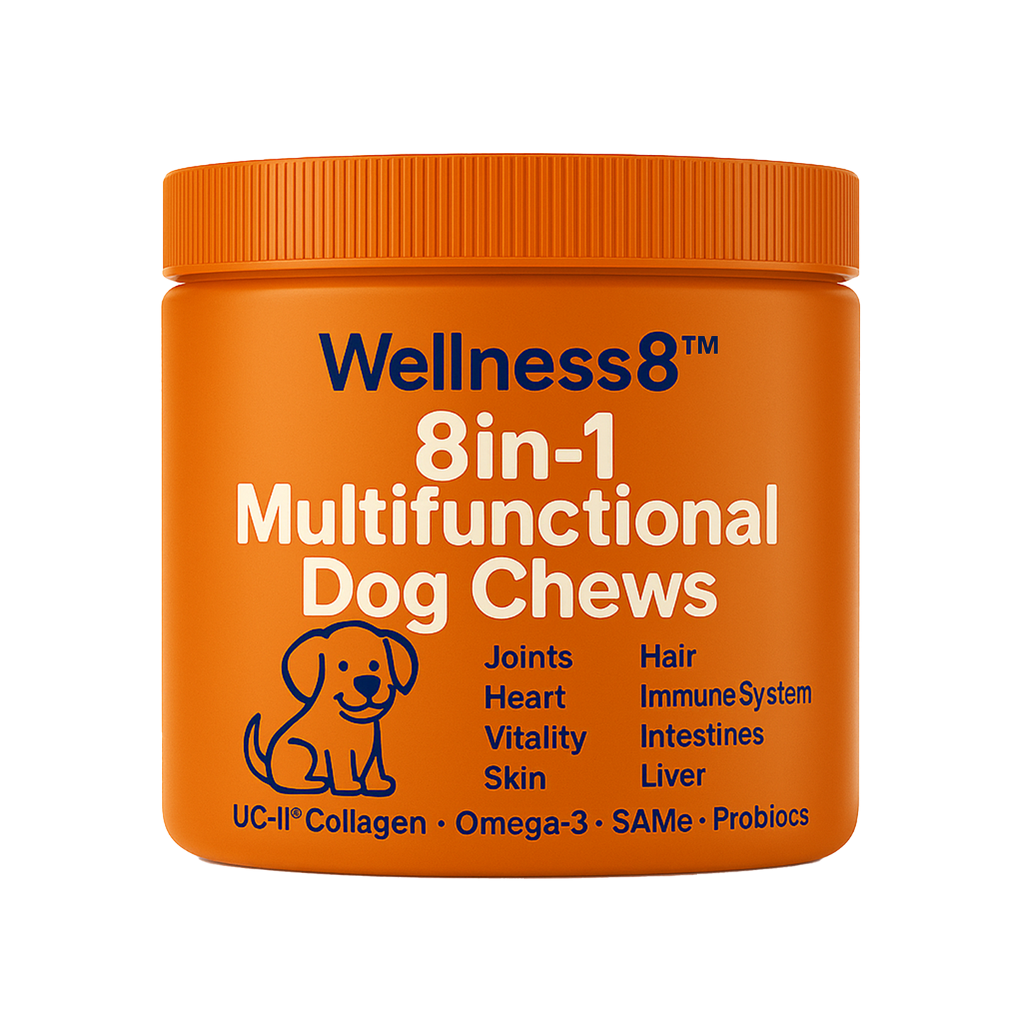 Wellness8™ 8-in-1 Multifunctional Dog Chews | Vet-Backed Clinical Formula